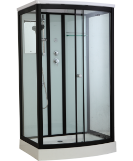 Timo Standart T-6615 Black душевая кабина (120*90*220)